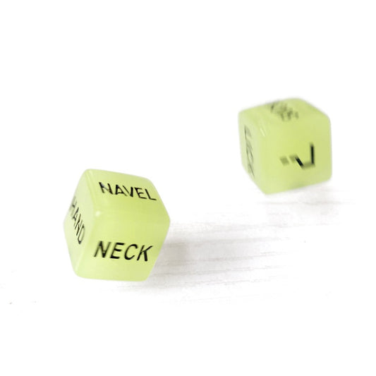 SM Fun Supplies Matching Toys English Color Dice Nightglow Glow Pair Set