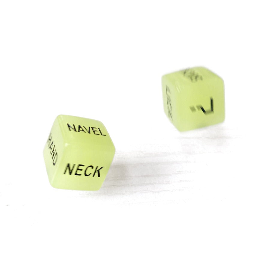 SM Fun Supplies Matching Toys English Color Dice Nightglow Glow Pair Set